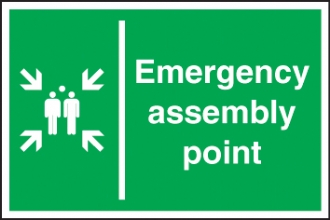 Emergency assembly point (Aluminium)