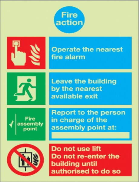 fire action notice  