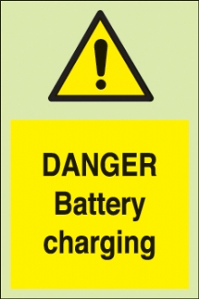 danger battery charging 