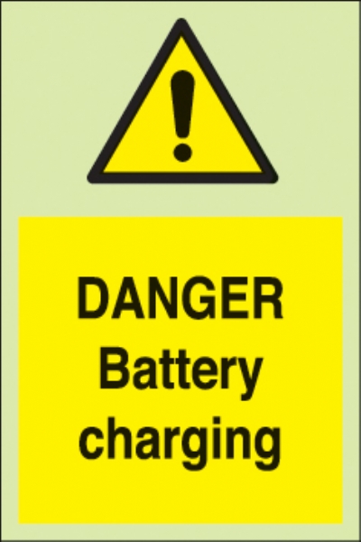 danger battery charging 