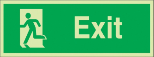 exit running man left 