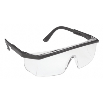 JSP M9100 Wraparound Adjustable Clear Safety Glasses - Anti Scratch Lens JSP M9100 Wraparound Adjustable Clear Safety Glasses - Anti Scratch Lens
