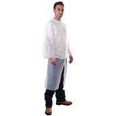 MultiSAVE Pk500 - Supertouch PE Polyethylene Visitor Disposable Coat (Pack 500)