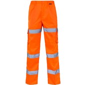 Supertouch Orange 3 Band Hi Vis Combat Trousers