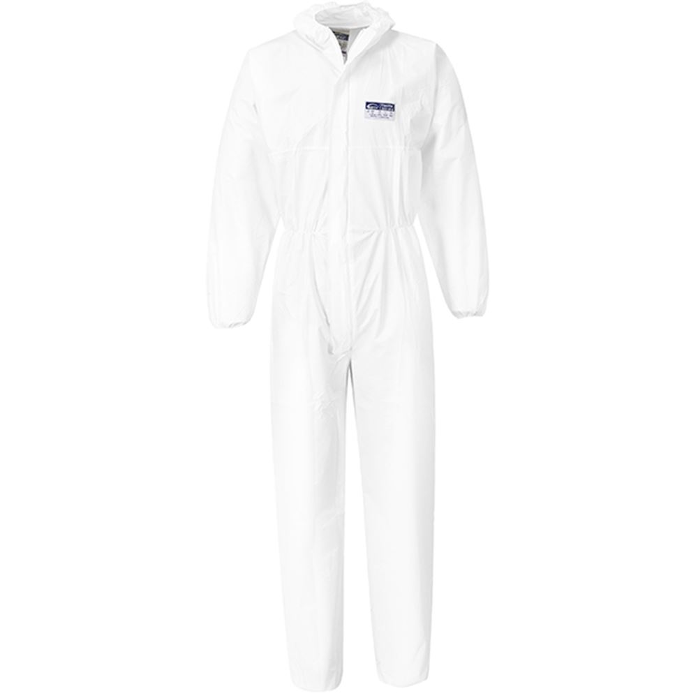 Portwest ST40 Biztex Microporous Disposable Coverall Type 5/6 60g