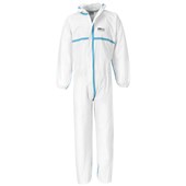 Portwest ST60 White Biztex Microporous Disposable Coverall Type 4/5/6 60g