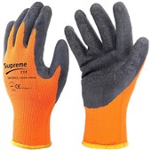 Supreme Thermal Grip Work Gloves with Latex Coating - 7g