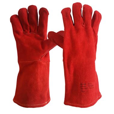 Supreme Red Leather Welders Gauntlet - 7g