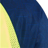 Leo Workwear Ruda Yellow EcoViz Performance Dual Colour Hi Vis Long Sleeved T-Shirt