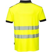 Portwest T180 Yellow/Black PW3 Hi Vis Polo Shirt