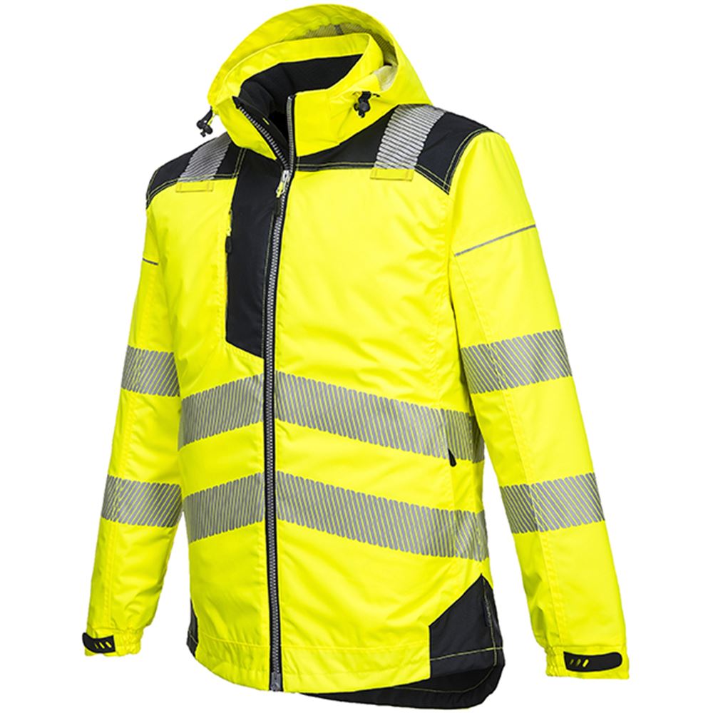 Portwest T400 PW3 Yellow Hi Vis Winter Jacket | Safetec Direct