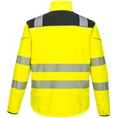 Portwest T402 Yellow PW3 Hi Vis Softshell Jacket (3L)
