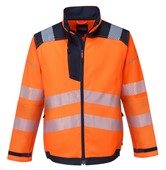 Portwest T400 PW3 Orange Hi Vis Winter Jacket | Safetec Direct