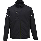 Portwest T620 PW3 Black Breathable Mesh Lined Flex Softshell Jacket (3L)