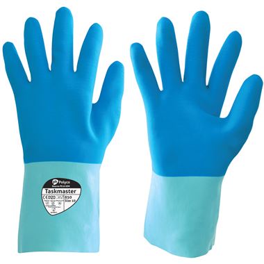 Polyco Taskmaster Chemical Resistant Gauntlet Gloves 850