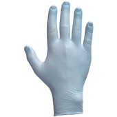 TraffiGlove TD01 Sustain Blue Powder Free Biodegradable Nitrile Disposable Gloves AQL1.5 - (Box 100)