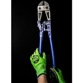 TraffiGlove TG5010 Classic Cut D PU X-Dura Palm Coated Green Gloves - 13g