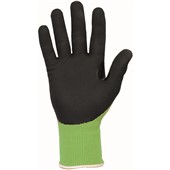 TraffiGlove TG5240 LXT MicroDex Cut C Eco Friendly Nitrile Palm Coated Green Gloves - 15g