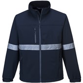 Portwest TK54 Iona Reflective Breathable Fleece Lined Softshell Jacket (3L)
