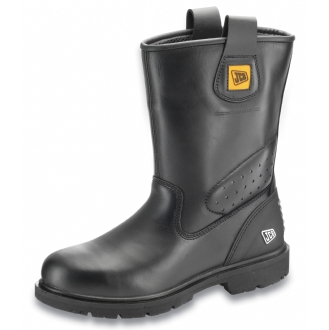 JCB Trackpro Waterproof Safety Rigger Black - S3 SRA WR