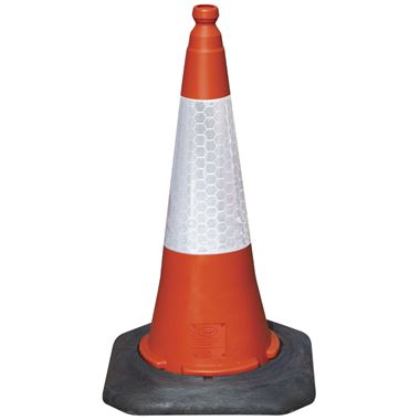 JSP Dominator 75cm Road Traffic Cone with Sealbrite Sleeve - JBF069-240-600