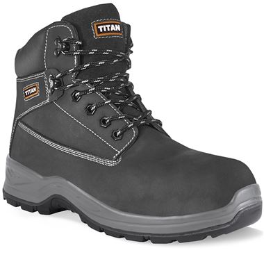 Titan TS04 Holton Black Nubuck Safety Boot S3 FO SR