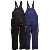 Texo Contrast Padded Lined Workwear Bib & Brace