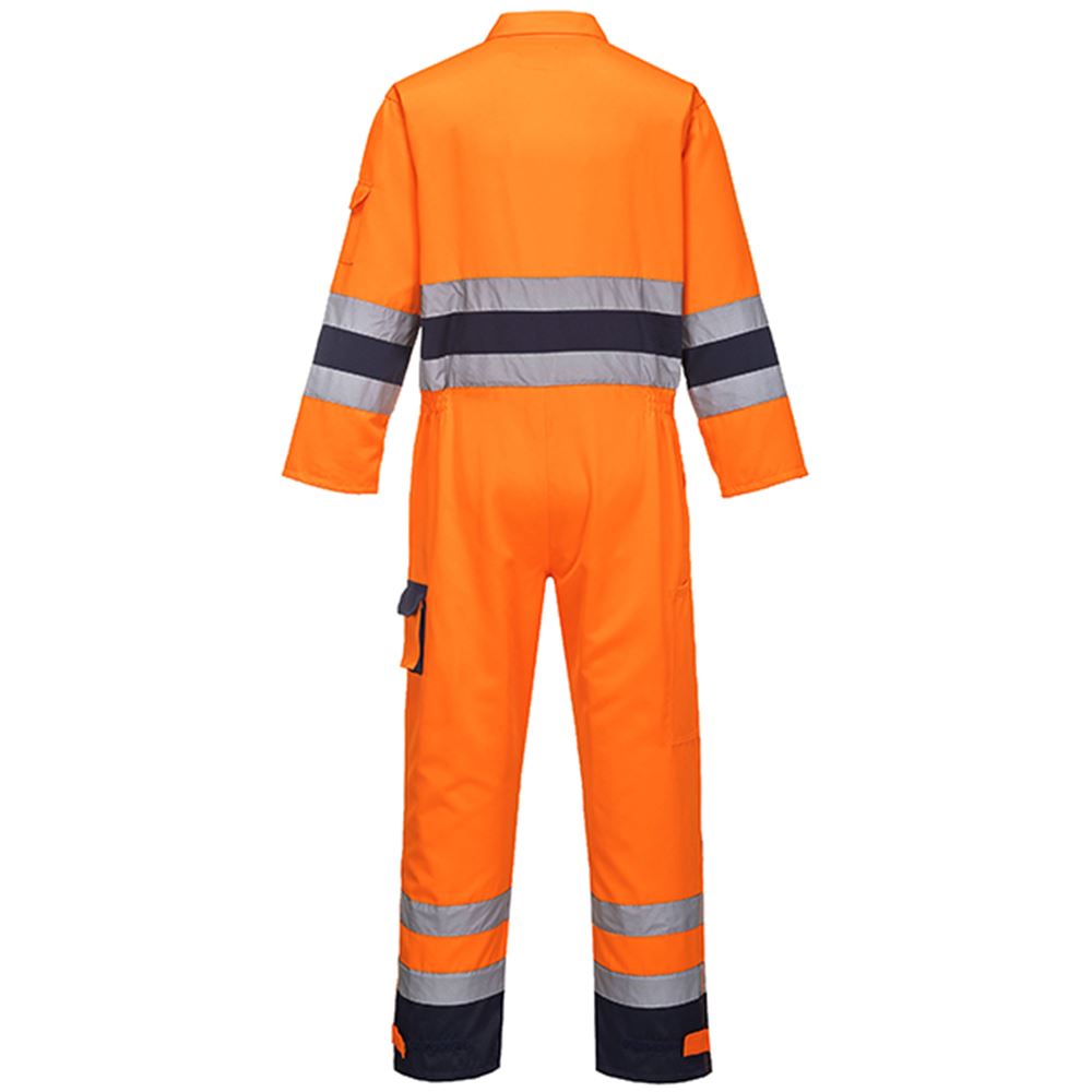 Portwest TX55 Orange Nantes Hi Vis Overalls | Safetec Direct