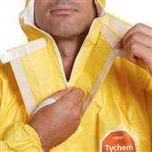 Dupont Tychem 2000C Hooded Disposable Coverall Type 3/4/5/6