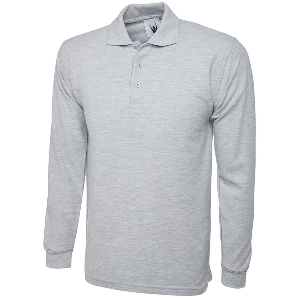 Uneek UC113 Long Sleeve Polo Shirt | Safetec Direct