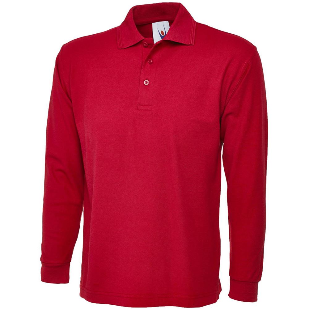Uneek UC113 Long Sleeve Polo Shirt | Safetec Direct