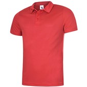 Uneek UC125 Ultra Cool Breathable Polo Shirt 140g Red