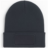 Uneek UC411 Rectangular Patch Knitted Beanie Hat
