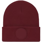 Uneek UC412 Circular Patch Knitted Beanie Hat