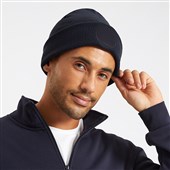 Uneek UC412 Circular Patch Knitted Beanie Hat