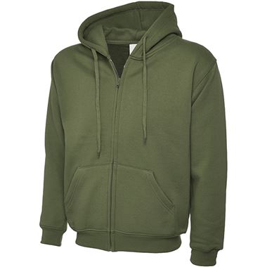 Uneek UC504 Classic Full Zip Hooded Workwear Sweatshirt 300g Uneek UC504 Classic Full Zip Hooded Workwear Sweatshirt 300g