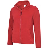 Uneek UC608 Ladies Classic Full Zip Fleece Jacket 300g Red