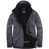 Uneek UC620 Premium Fleece Lined Waterproof Outdoor Jacket Grey