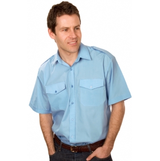 Mens Short Sleeve Pilot Shirt
