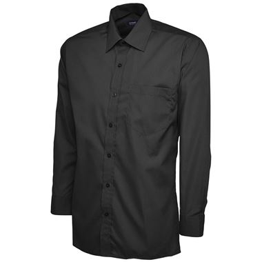 Uneek UC709 Mens Long Sleeve Poplin Shirt 120g