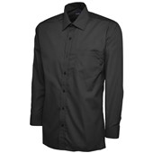 Uneek UC709 Mens Long Sleeve Poplin Shirt 120g