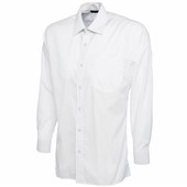 Uneek UC709 Mens Long Sleeve Poplin Shirt 120g