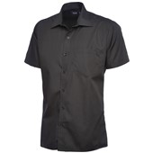 Uneek UC710 Mens Short Sleeve Poplin Shirt 120g