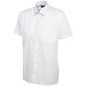 Uneek UC710 Mens Short Sleeve Poplin Shirt 120g