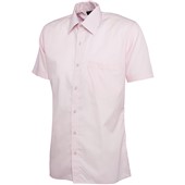 Uneek UC710 Mens Short Sleeve Poplin Shirt 120g