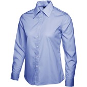 Uneek UC711 Ladies Long Sleeve Poplin Shirt 120g