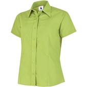 Uneek UC712 Ladies Short Sleeve Poplin Shirt 120g