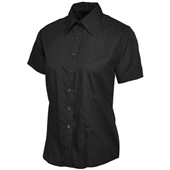 Uneek UC712 Ladies Short Sleeve Poplin Shirt 120g