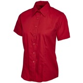 Uneek UC712 Ladies Short Sleeve Poplin Shirt 120g