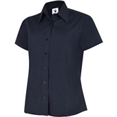 Uneek UC712 Ladies Short Sleeve Poplin Shirt 120g